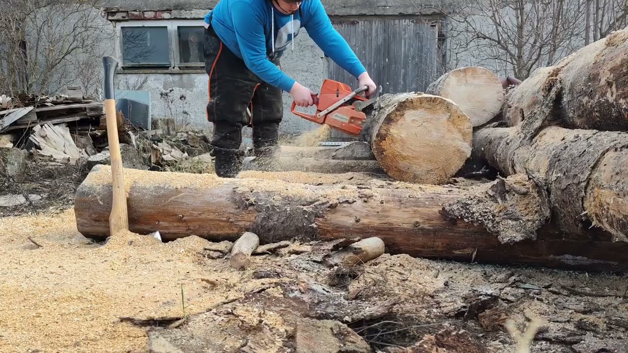 Husqvarna 395 xp mit MM vs Weichholz 