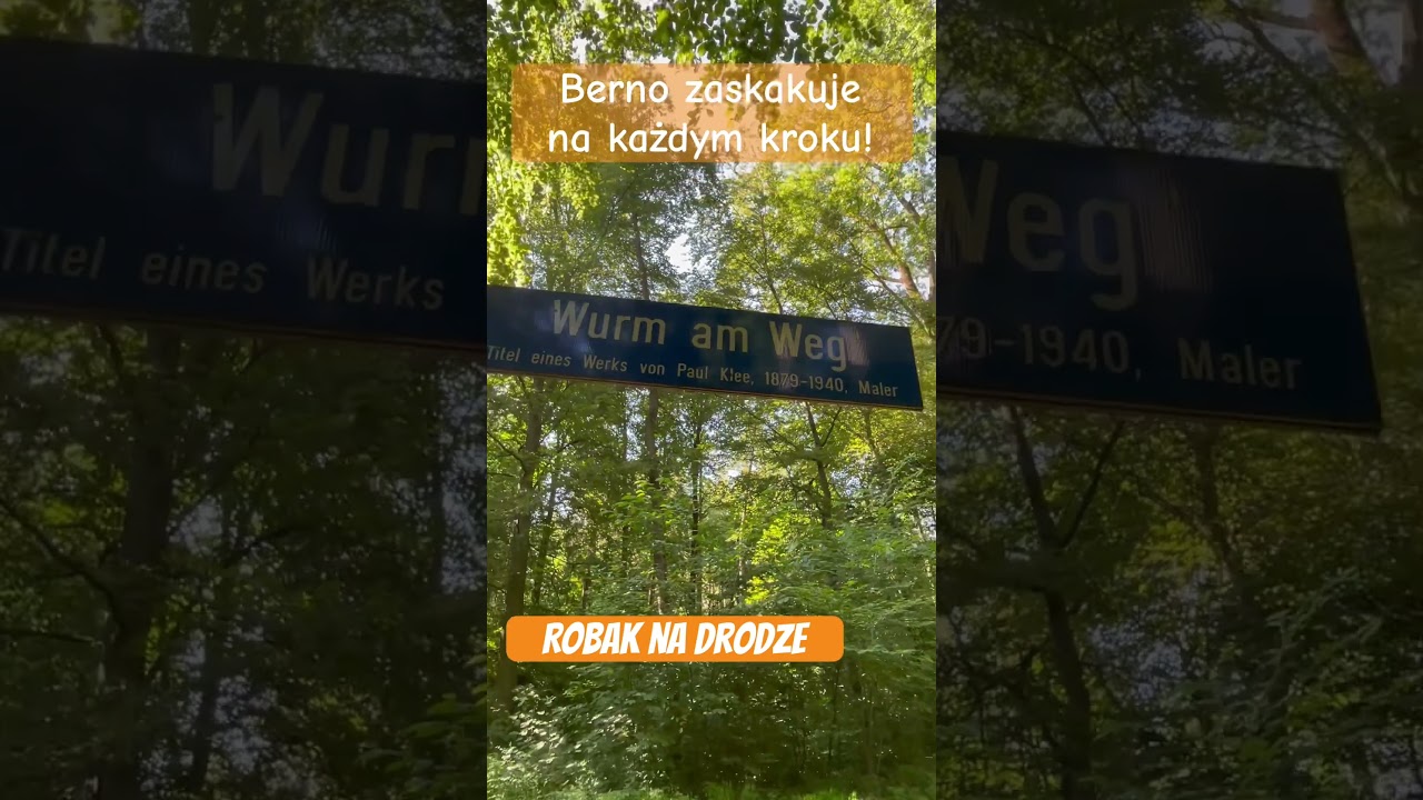 robak na drodze i inne śmieszne nazwy ulic w Bernie 