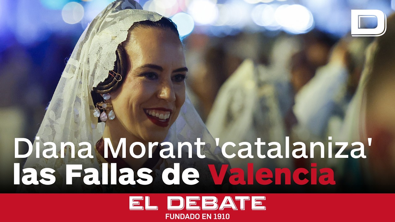 Diana Morant 'catalaniza' las Fallas de Valencia y convierte la Cremà en la «cremada»