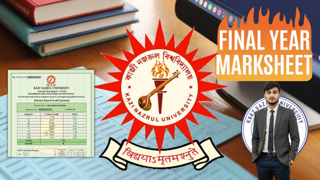 KNU Final Year Marksheet Download (2025) | Kazi Nazrul University #marksheet 