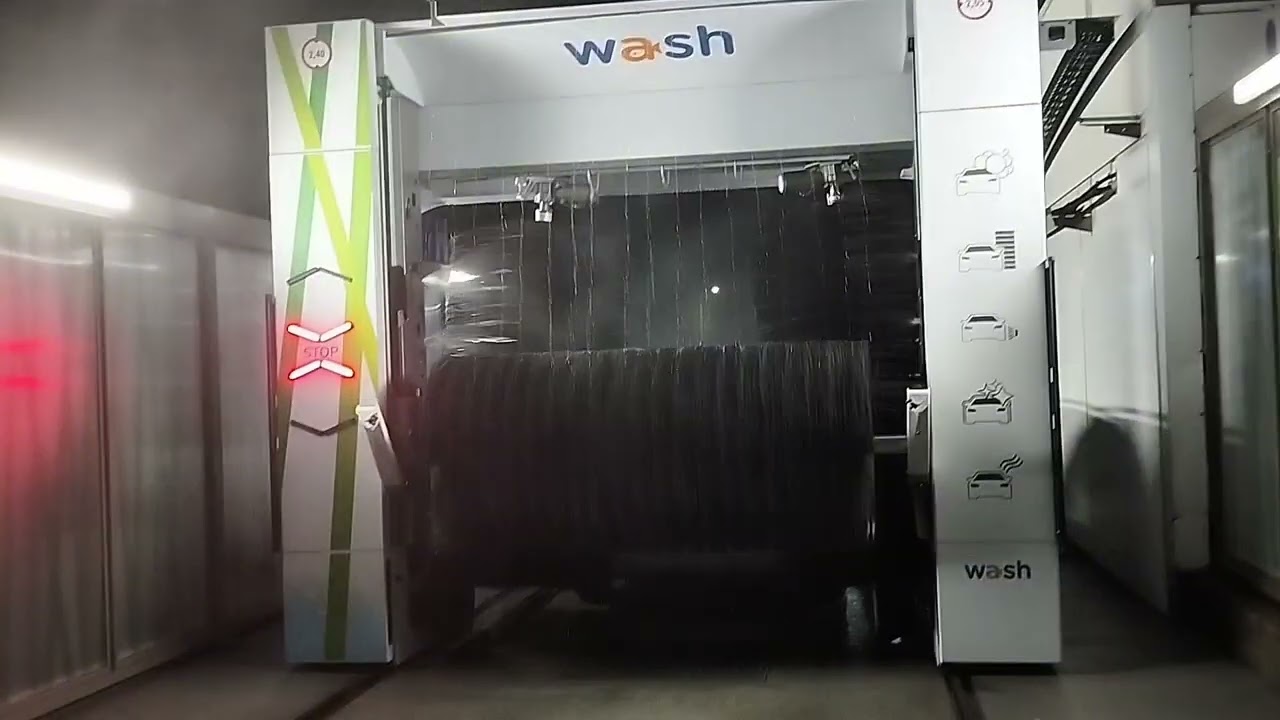 MEGA RARE ! Washtec Smartcare At TotalEnergies (With No Dryer And At Night)