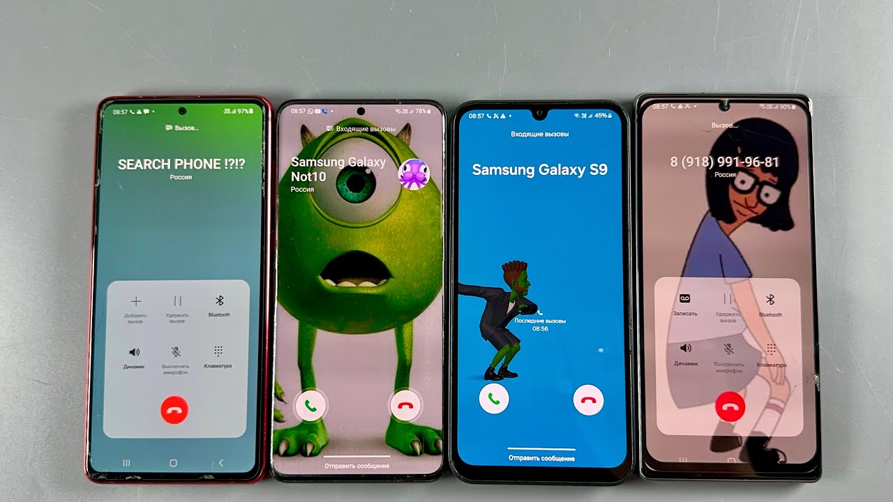 Incoming Call Samsung Galaxy Note 10 + Samsung Galaxy S20 Plus + Samsung Galaxy A24 + Galaxy Note 20