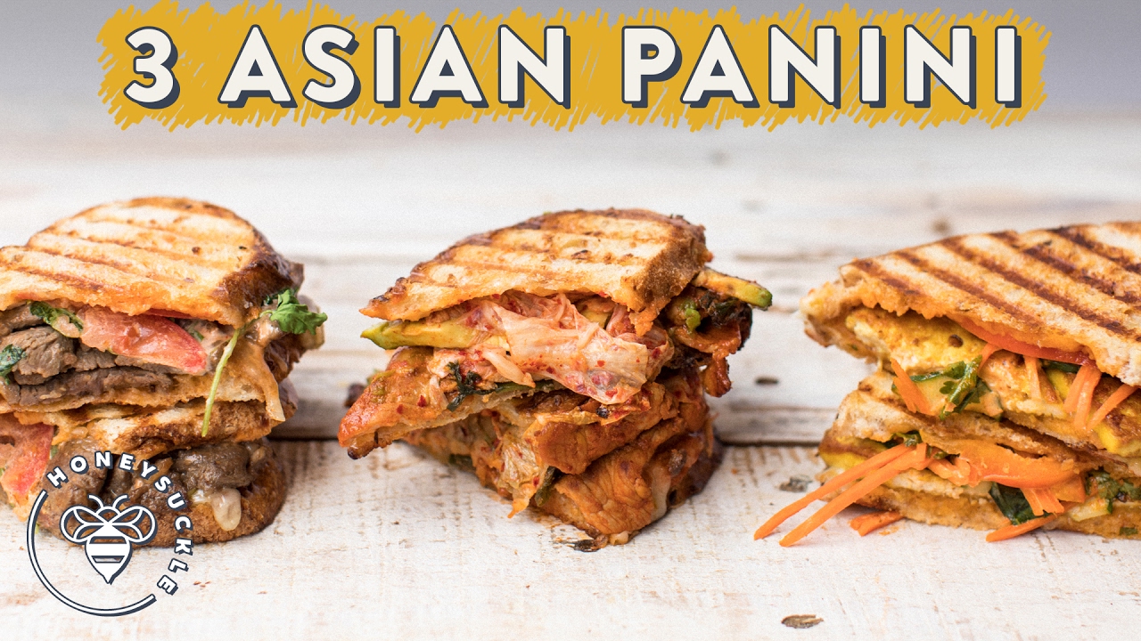 3 Asian Fusion Grilled Sandwiches 🍞| HONEYSUCKLE