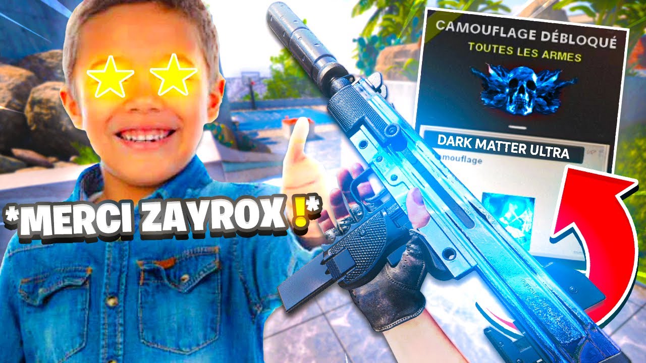 JE DÉBLOQUE le CAMOUFLAGE ULTIME DARK MATTER 