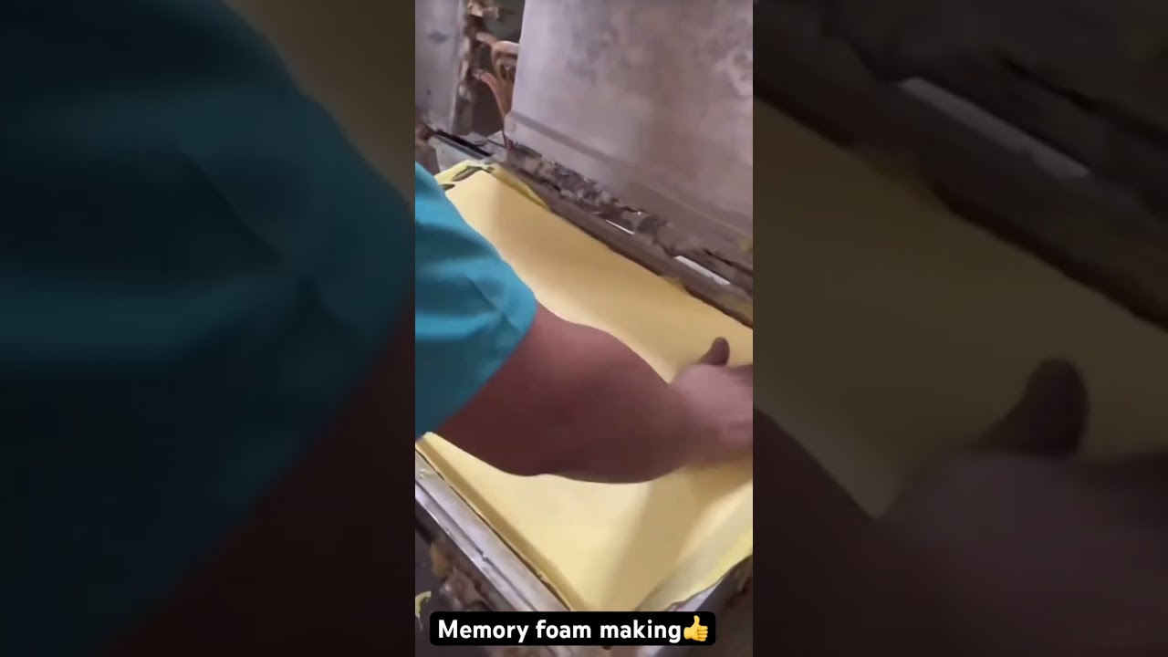 Изготовление подушки из пены с эффектом памяти 👍