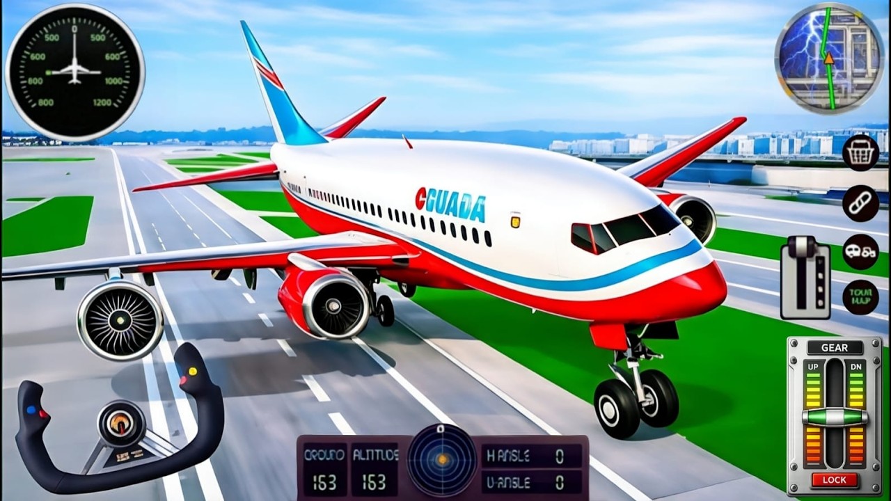 Flight Airplane City Pilot Simulator - Boeing Emergency Landing Goes Wrong 🚨✈️ (Android Gameplay)