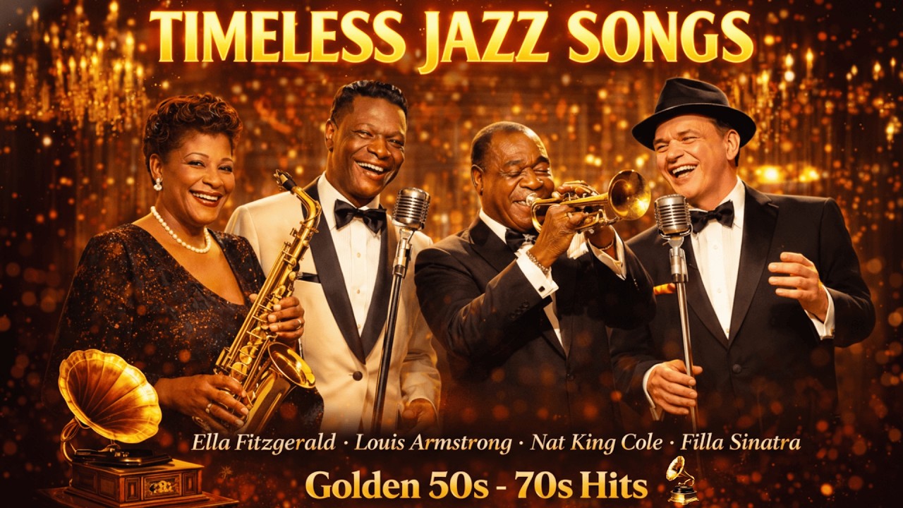 Best Old song Of The 50's 60's 70's: Frank Sinatra, Louis Armstrong, Nat King Cole🎷The Ultimate Jazz