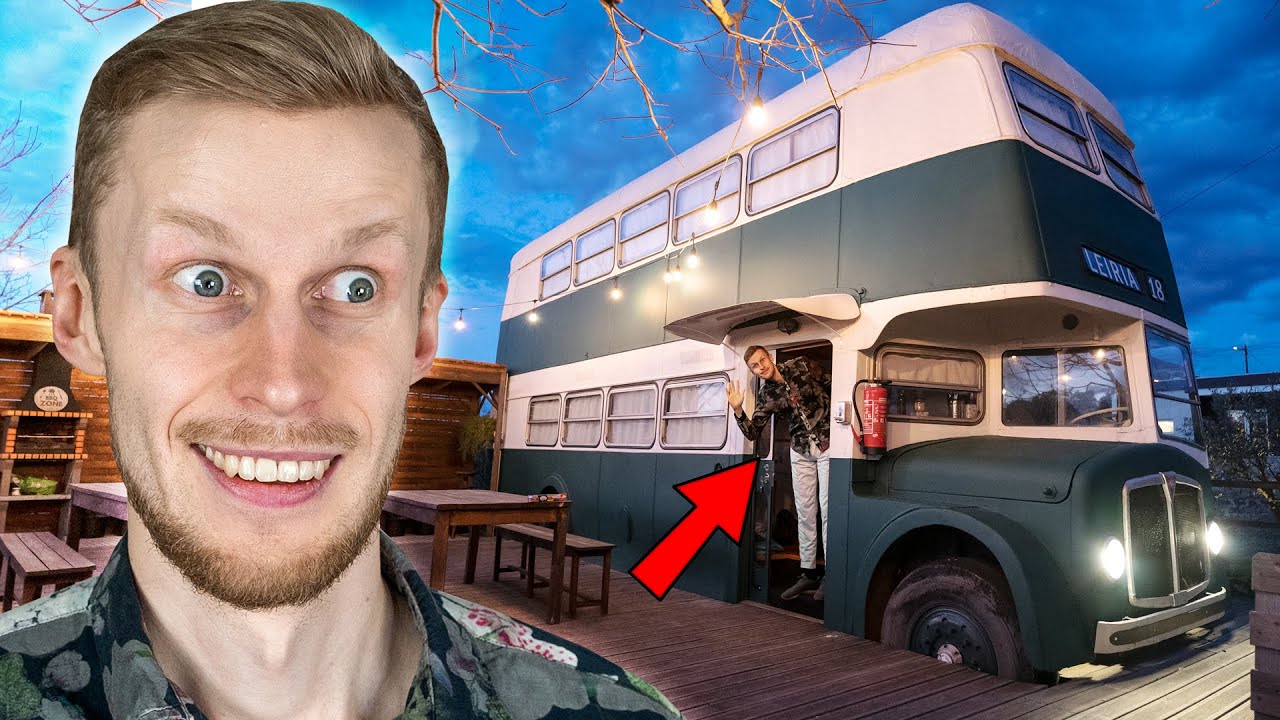 Bussi joka on muutettu asunnoksi? (Portugali VLOG)
