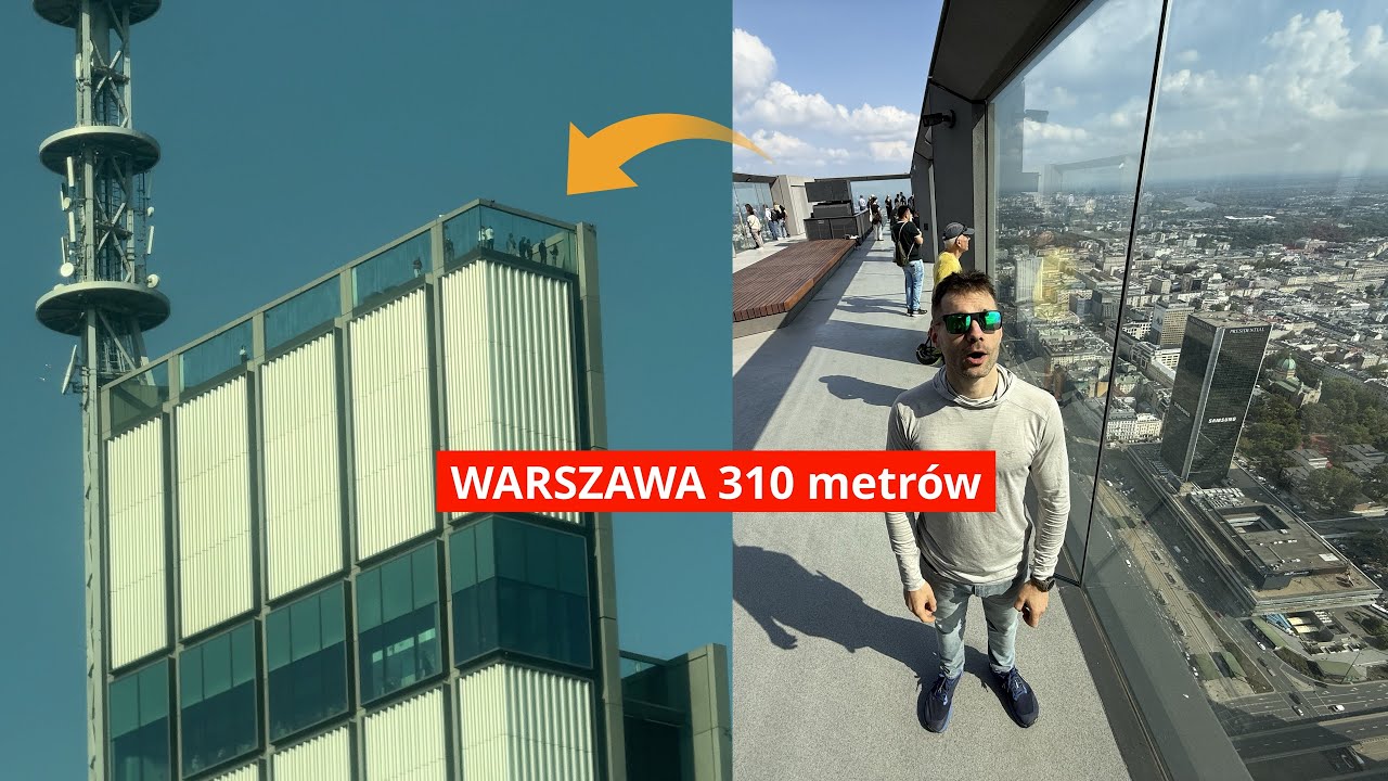 Banot w hotelu Marriott i najwyższy taras widokowy w Unii Europejskiej / WARSZAWA