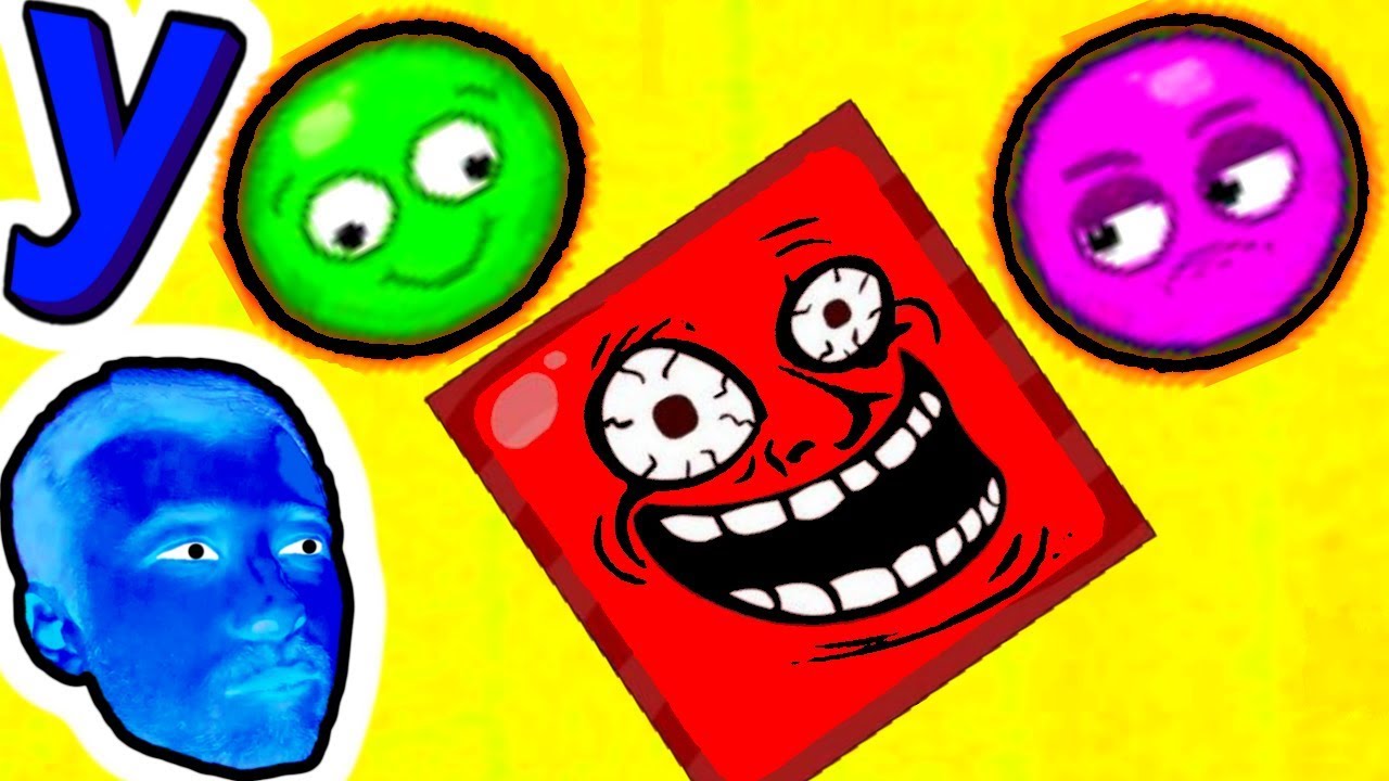 Проходимец и Цветные ШАРЫ vs КВАДРАТА ТРОЛЛФЕЙС! #186 игра Hit the TROLL (ТроллФейс / Trollface)