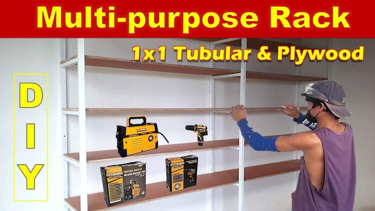 DIY HOW TO BUILD MULTIPURPOSE RACK | PAANO GUMAWA NG ISTANTE