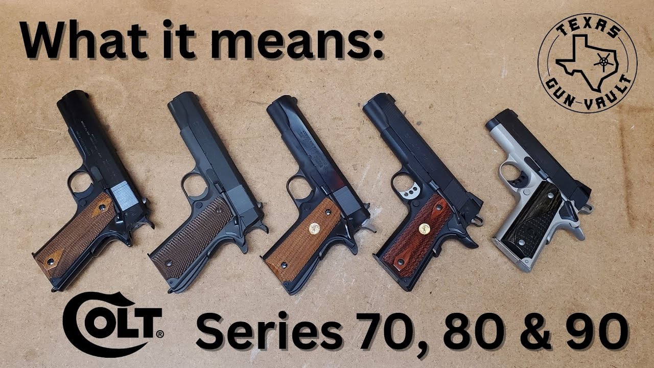 Что это значит? Colt Series 70, 80 и 90 1911 в сравнении с 1911 и 1911A1.