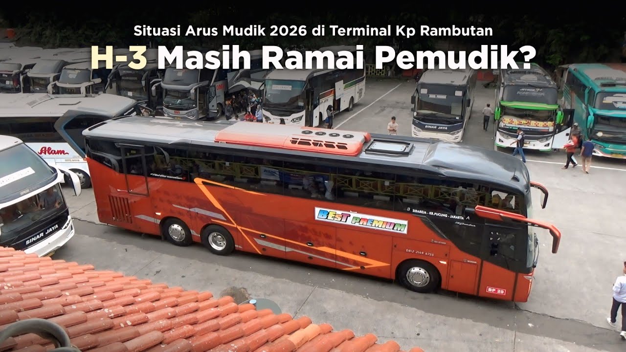 Mudik Lebaran 2026 | Situasi H-3 Lebaran Apakah Masih Ramai Pemudik?