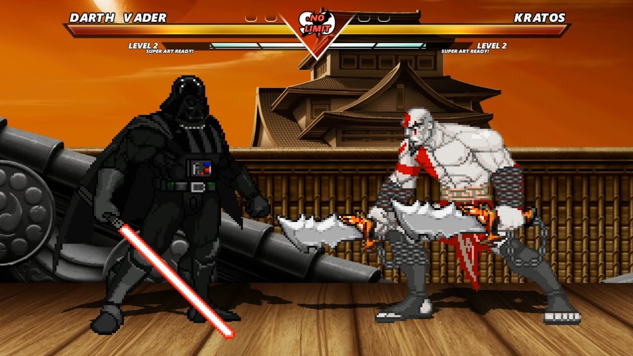 DARTH VADER vs KRATOS - Epic fight❗🔥