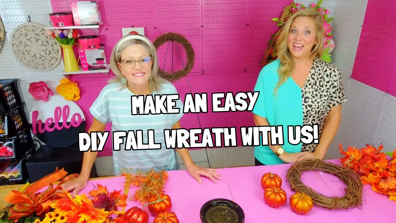 DIY Traditional Fall Wreath Tutorial | Lantern Arrangement Idea 