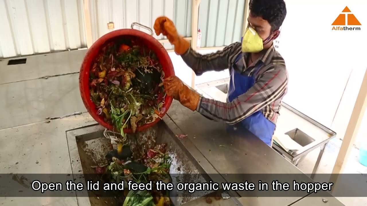 Organic waste compost machine