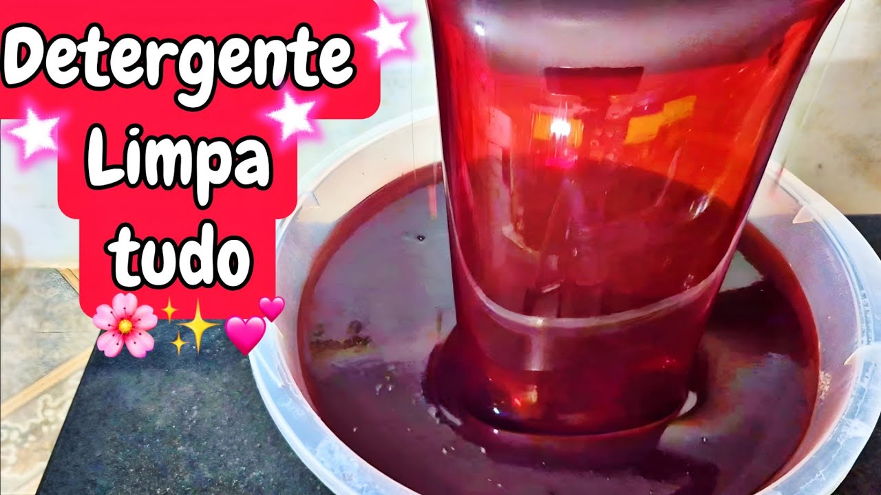 FICOU TÃO BOM QUE VC VAI QUERER FAZER DETERGENTE DE VEJA CEREJA SEM BABA SEM ERRAR 