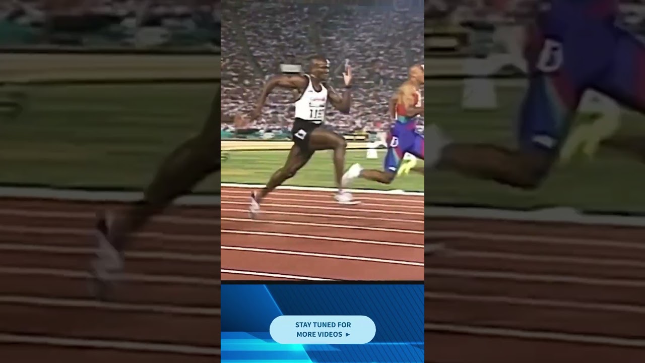 Donovan Bailey 9.84 | From Stockbroker To Fastest Man In The World #trackandfield #olympics