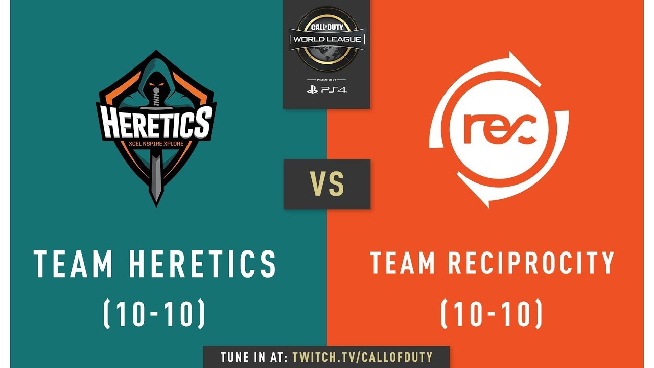 Team Heretics vs Team Reciprocity | CWL Pro League 2019 | Cross-Division | Week 12 | Day 3