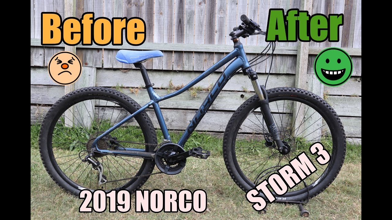 2019 NORCO STORM 3 MTB Before and After Conditions