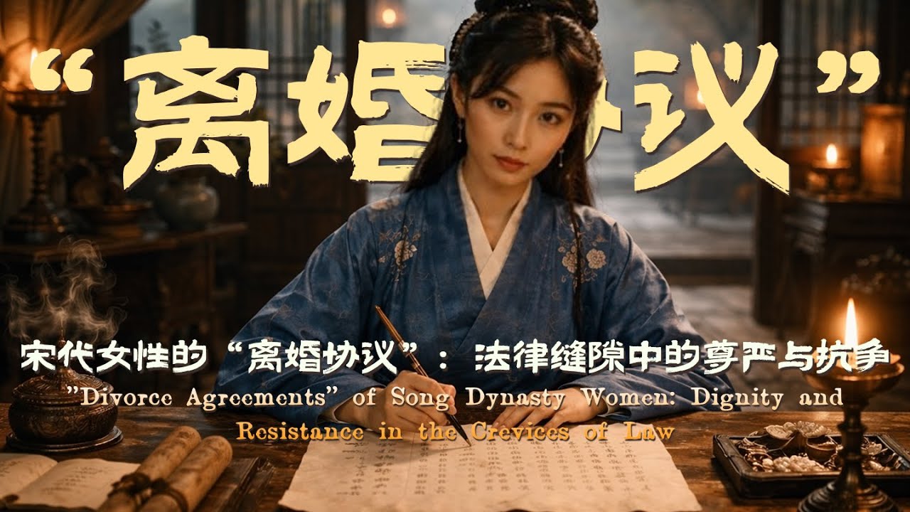 宋代女性的“离婚协议”：法律缝隙中的尊严与抗争 @daveton01 #拾光Glimmers #宋朝