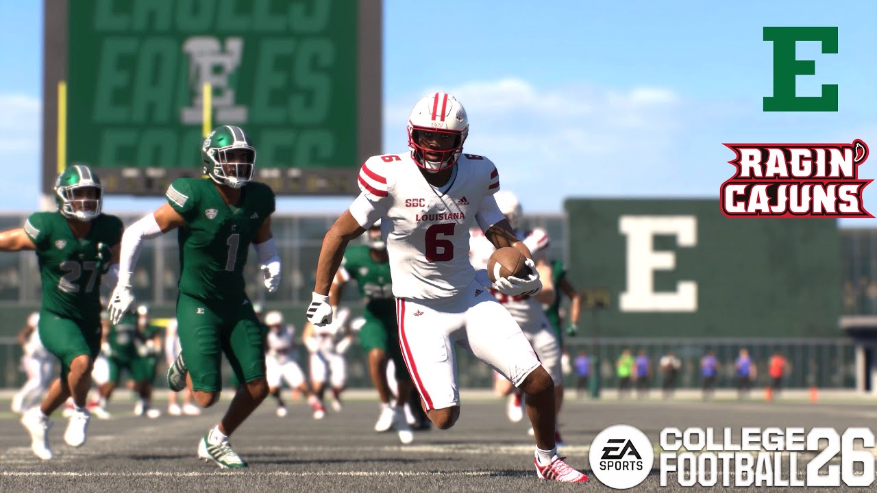 Louisiana vs Eastern Michigan - EA SPORTS College Football 26