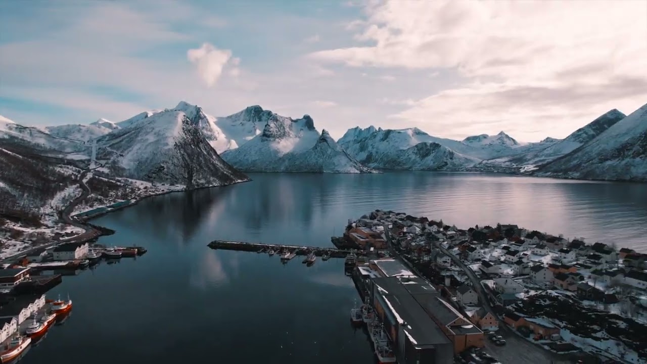 Troms, Salangen, Dyr&oslash;y, and Senja Mixing video clips North Norway