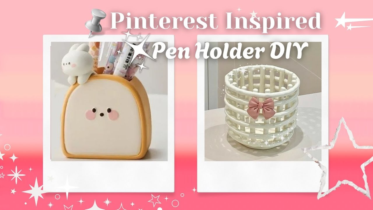 DIY CUTE PINTERESTY PEN HOLDER [TUTORIAL]! |#diycrafts #exploremore