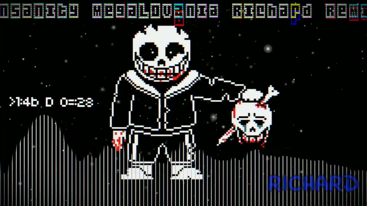 (EXTREME FLASHING LIGHTS) Insanity Megalovania Richard Remix - Insanity Sans (BIRTHDAY SPECIAL!)