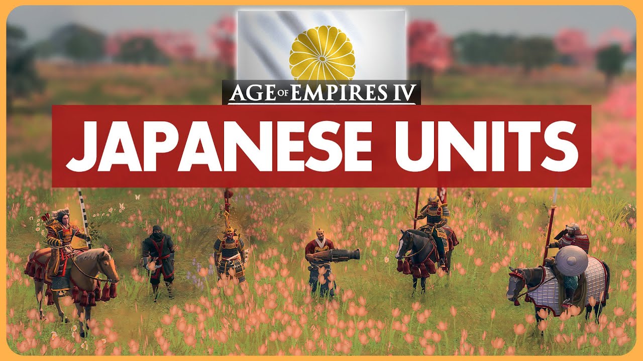 All NEW Japanese Units in AoE4!