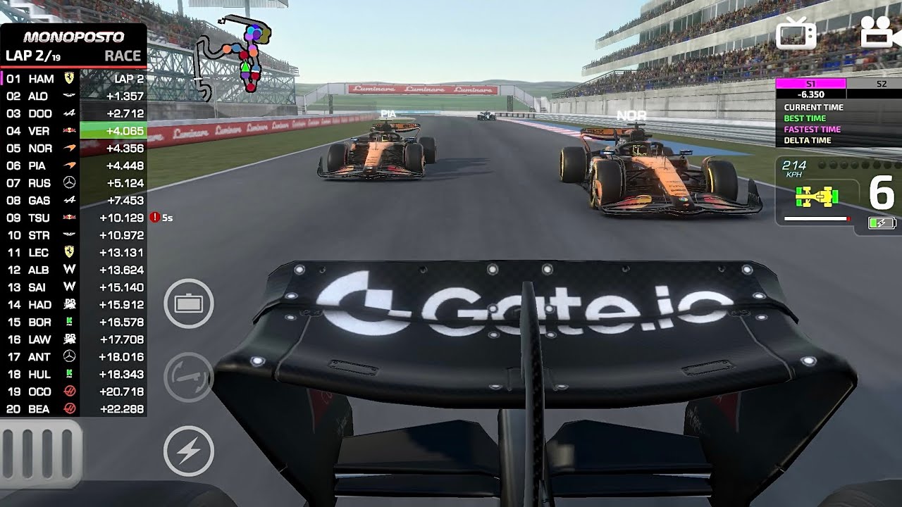 Mclarens VS Max Verstappen | Chinese Grandprix  | F1 race Gameplay | Championship battles