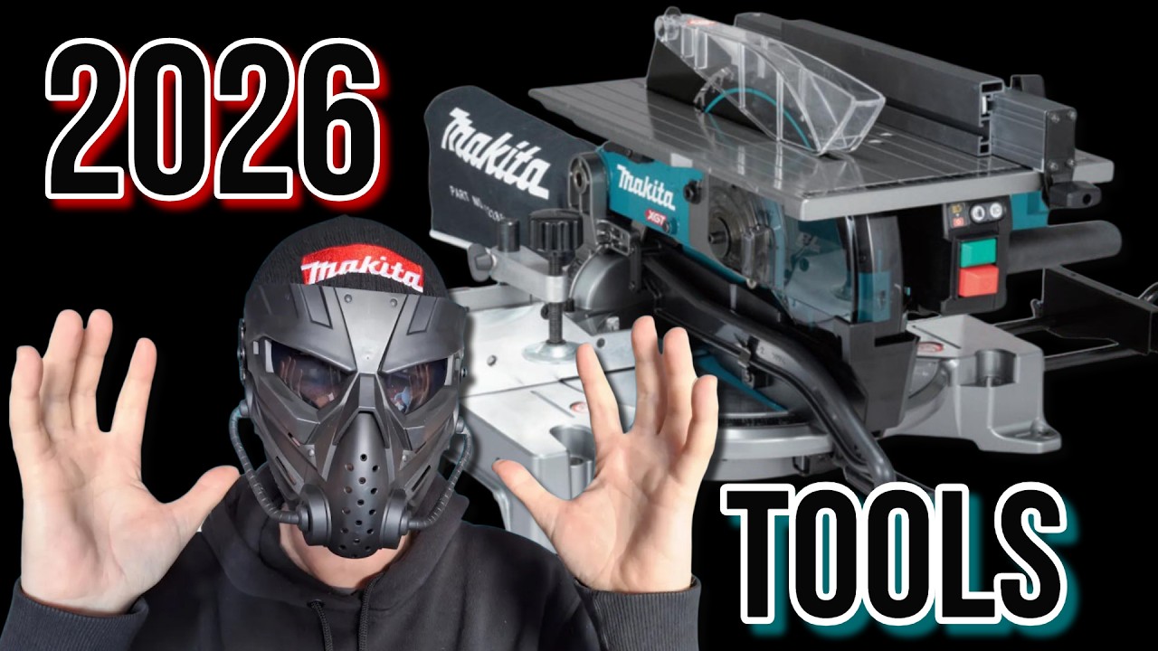 2026 Makita Tool MEGA Release Table Saw, Pipe Sander, Chainsaws, Dustless Saws, Nailers & More...