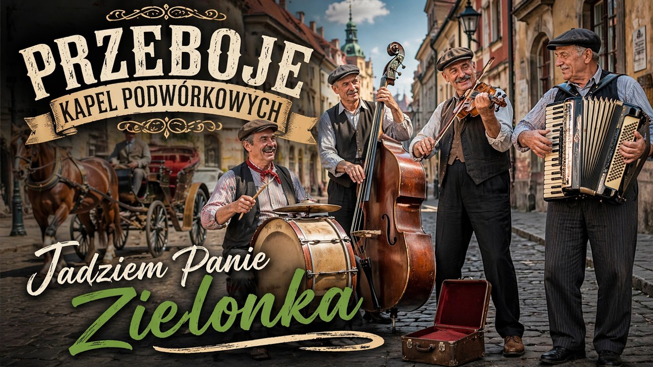 Przeboje Kapel Podwórkowych - Jadziem Panie Zielonka! 😄
