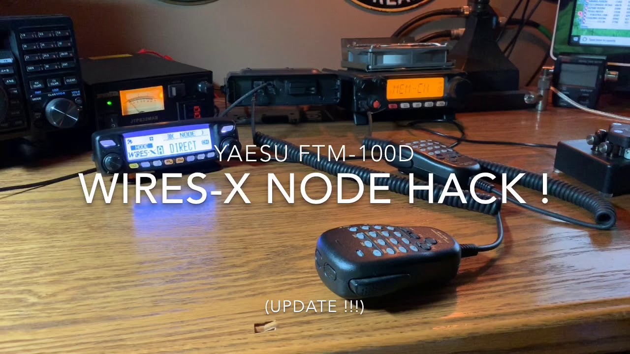 FTM-100D WIRES-X Node HACK !