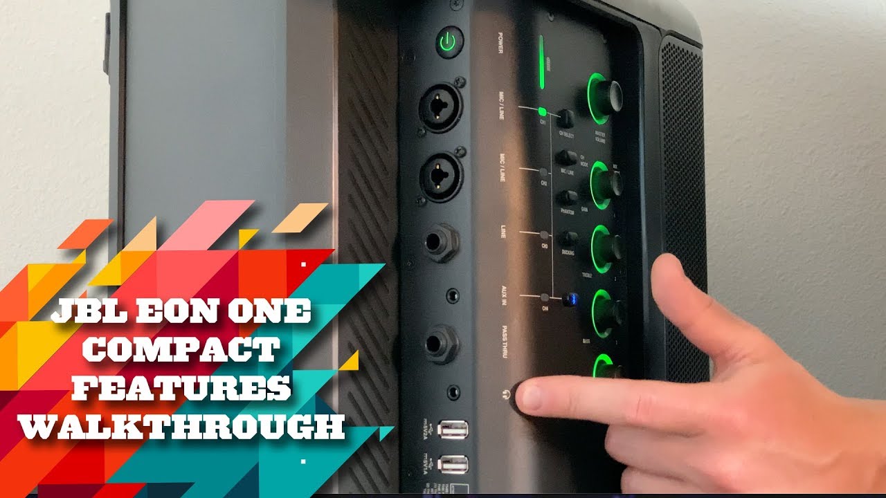 JBL EON ONE Compact Features Walkthrough with Andrew Hoyt