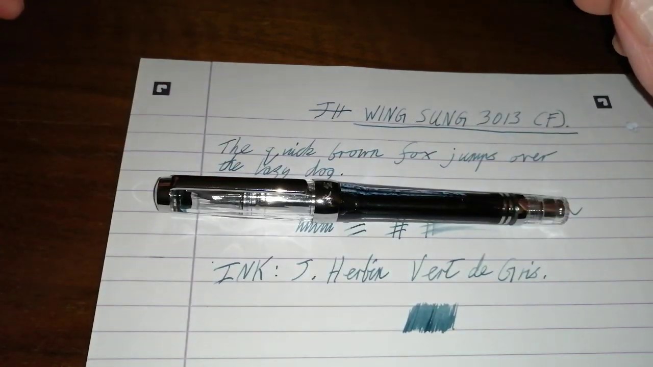 Wing Sung 3013 Fountain Pen Review (Paili 013 fountain pen)