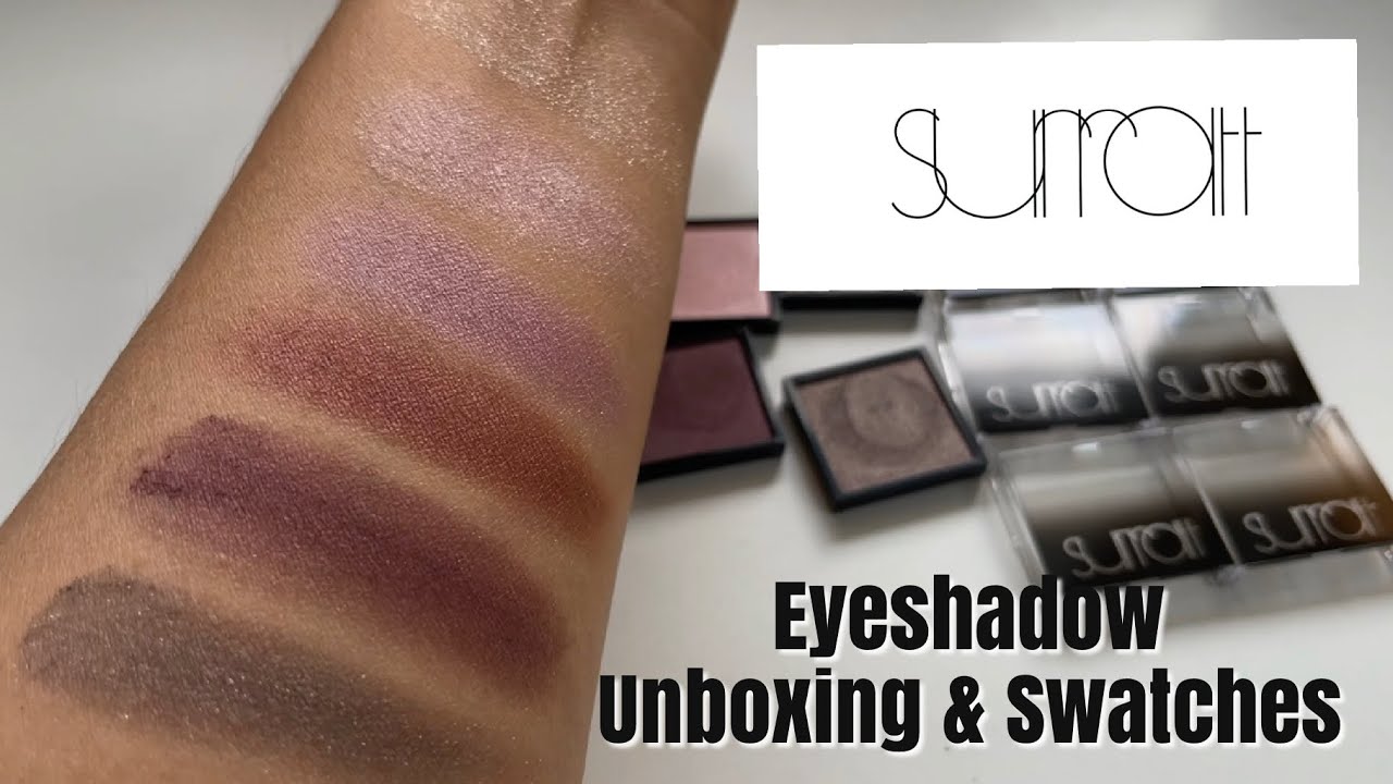 SURRATT BEAUTY | ОДИНОЧНЫЕ ТЕНИ ДЛЯ ВЕК | Палитра Beyond Beige: распаковка и образцы