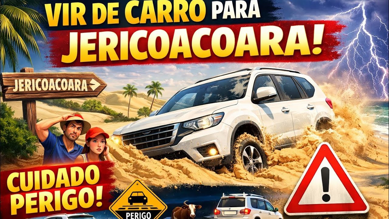 COMO CHEGAR EM JERICOACOARA DE CARRO 2024  #jeri #jericoacoara