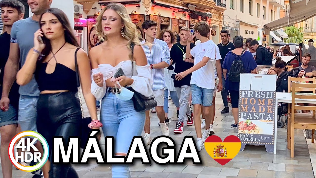 🇪🇸 MÁLAGA, Spain - City Center - October 2021 - 4K HDR Walking Tour