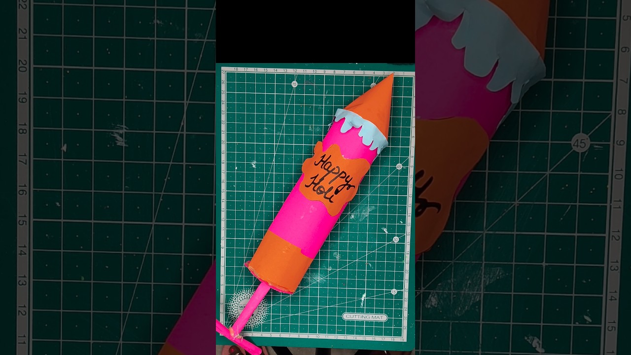 DIY Pichkari craft #holi #holispecial #pichkari #featival