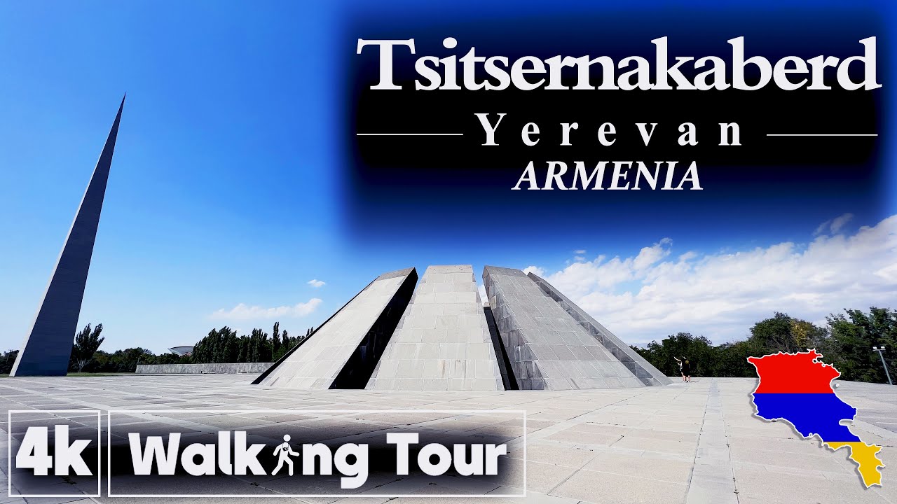 Tsitsernakaberd Armenian Complex, Yerevan, Armenia 🇦🇲 Walking Tour (4K UHD 60fps)