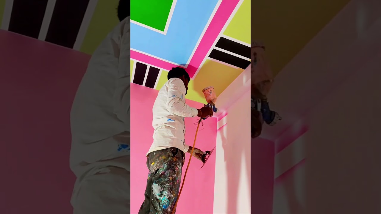 3D wall painting design 