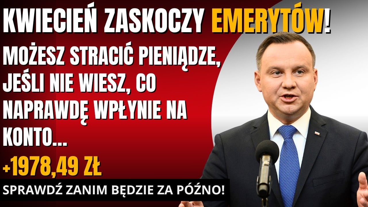 🚨 PILNE: Emeryci w szoku od 1 kwietnia 2026! Sprawdź, ile zyskasz lub stracisz 😱💰