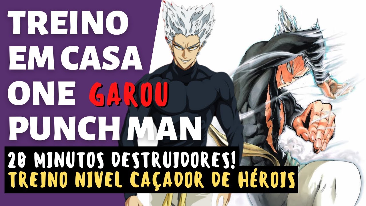 TREINO DO GAROU CORPO INTEIRO | ONE PUNCH MAN | SHADOW BOXING | CARDIO E EXPLOSÃO