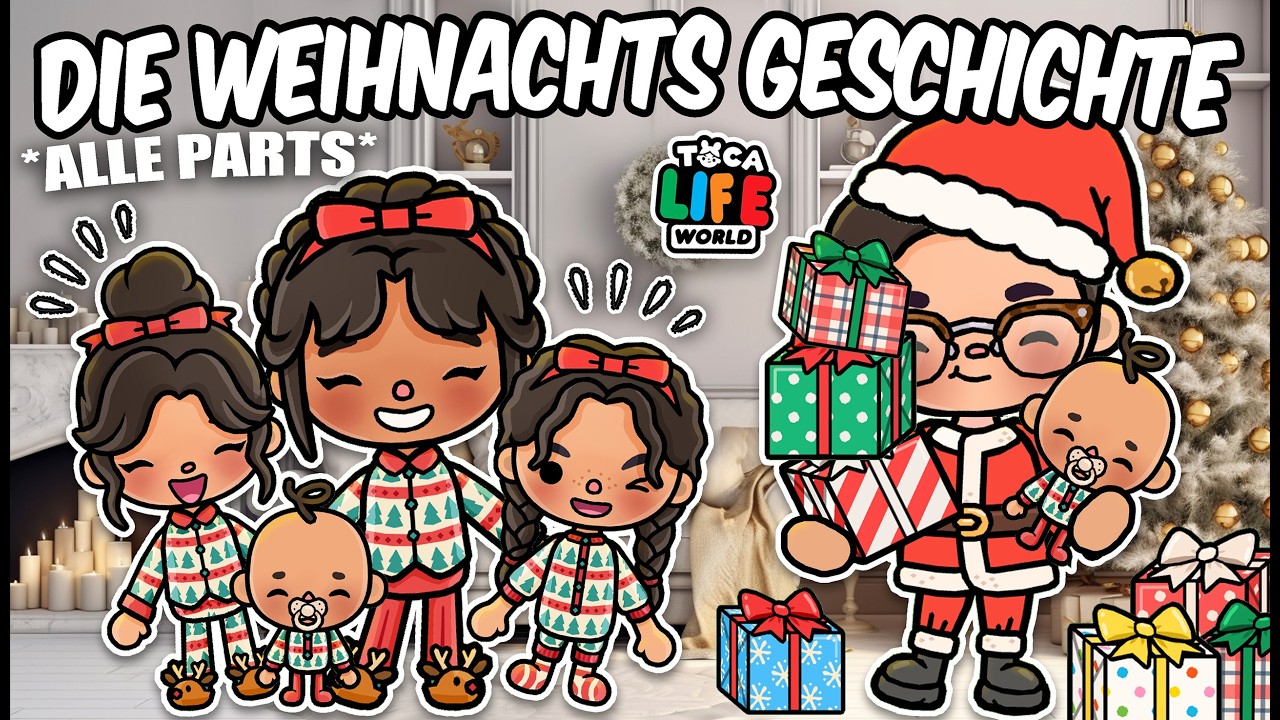 🎥 DER FILM 🎅🏻 PAPA Ist Der WEIHNACHTSMANN + CHRISTMAS HAUS TOUR 🎁 TOCA BOCA DEUTSCH *alle Parts