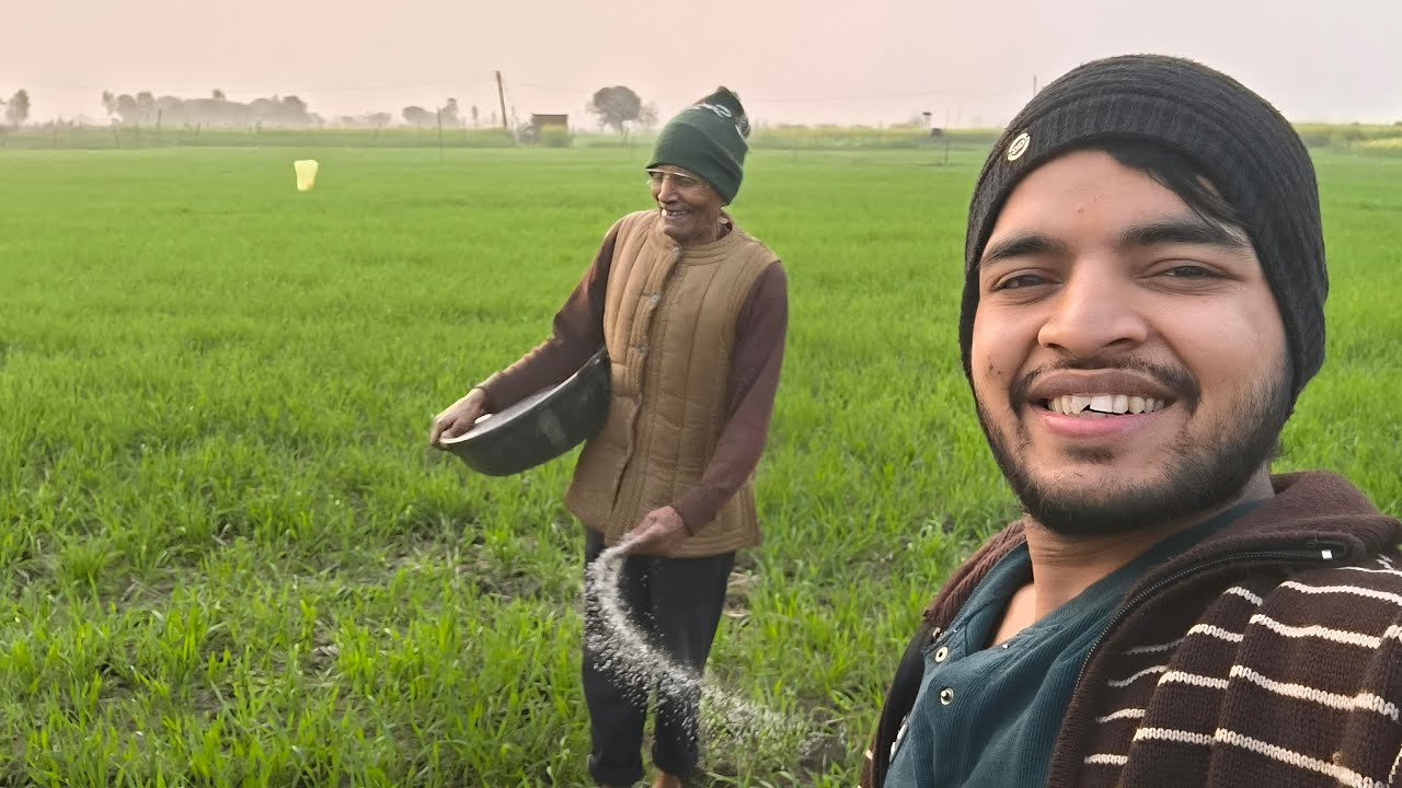 Nana Ji Khet Me Ye Kya Kar Rahe Hai 😲 Village Vlog 😊