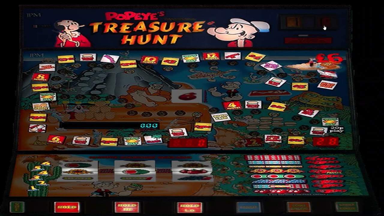 POPEYE'S TREASURE HUNT &pound;6 20p MFME