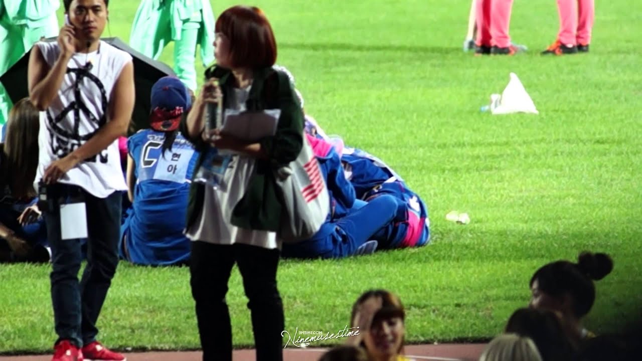 [fancam] 130903 아육대 나인뮤지스 (nine muses) 무표정대결(?)