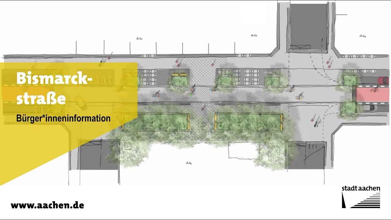 Bürger*inneninformation zur Neugestaltung der Bismarckstraße