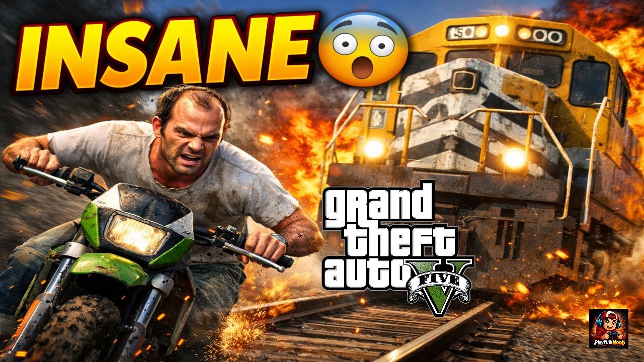 GTA 5 | Trevor Hijack Train... and it Goes INSANE 😳 Mission 🎮